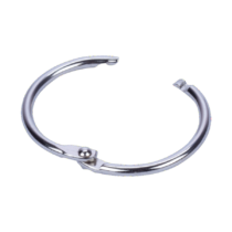 Steel binding ring hinged ring