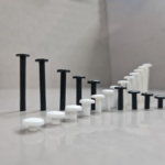 Black and White Plastic Binding Screws