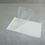 Recyclable Transparent Adhesive Pockets Business Card size